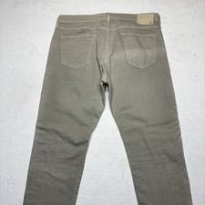 AG Adriano Goldschmied “The Tellis” Modern Slim jeans 38x34 Beige Tan Denim Pant picture