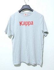 Kappa Authentic Runis T-Shirt Mens Small S Light Blue Red Logo Graphic Tee New picture
