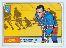Harry Howell Vintage 1968-69 Topps Hockey New York Rangers Defense #69 picture
