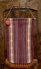 Opal House Jungalow Lined Wall Hanging 18”Wx30”L India NWT Look picture