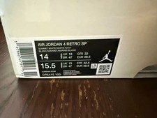 Nike Air Jordan 4 Retro SP SB Summit White Navy Gum DR5415‑100 Men's US14 Sneake picture