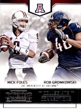 2016  Contenders Draft Picks Collegiate Connections #2 Nick Foles Rob Gronkowski picture