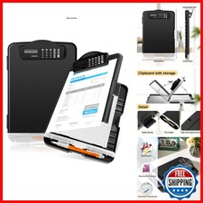 Geyoga 2 Packs Calculator Clipboard Storage, Plastic Letter Size picture