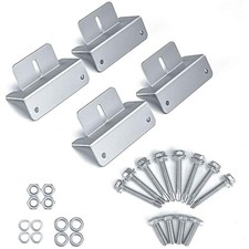 4PCS Solar Panel Z Bracket Mounting Mounts Set Bracket RV Boat Roof Wall USA picture