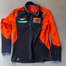 KTM Racing Team Alpinestars 1/4 Zip Pullover Jacket Mens L Pank Motorex WP picture