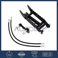 L-Shaped 3-Hole Bracket Hydraulic Thumb Attachment for 3 Ton Mini Excavators picture