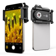 APEXEL 300X Phone Microscope Lens,Mini Pocket Microscope, Phone Lens Attachment picture