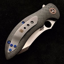 Spyderco Magnitude C212CF ~ (7) Titanium Screw Set ~ Titanium blue (No Knife)  picture