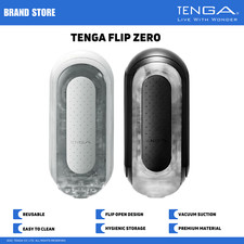 TENGA FLIP 0 (Zero)  Flip-Open Reusable Male Masturbator/Stroker NWT NIB picture