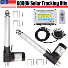 LCD Dual Axis Solar Panel Tracker -6000N DC12V 2*8