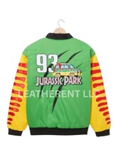 Men's Jurassic Park Movie Costume Varsity Style Cotton Jacket - ALL SIZES picture