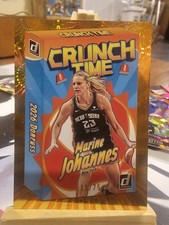 26 Panini Donruss WNBA Marine Johannes Crunch Time Orange Firework 13/75 Liberty picture