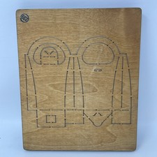 AccuCut Jumbo Die Bag Tuck & Close #2 Crease Die BG810CJ Wooden 11.75