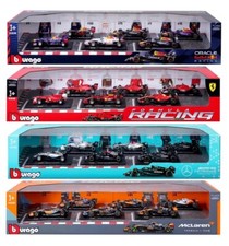 Burago 1:43 Scale Formula F1 Die Cast Racing Car 6-pack Set picture
