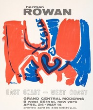Grand Central Moderns 1965 East Coast West Coast Vintage Art Print Poster picture