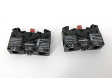 Lot of 2 New Siemens 3SB3400-0C Contact Blocks 400V AC12 10A - No Box picture