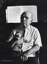 1966/72 Vintage PABLO CASALS Cello Music PHILIPPE HALSMAN Photo Art 16x20 picture