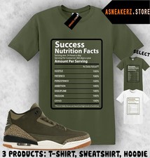Shirt To Match AJ 3 Family Affair Sneaker Matching Tee Success Facts 3s T-Shirt picture