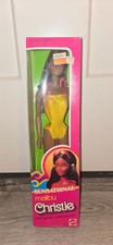 Vintage 1981 Mattel Sunsational Malibu Christie Doll #7745 NRFB Black Barbie picture