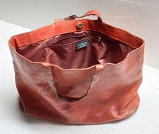 Vintage Furla Leather Tote Bag Made In Italy picture