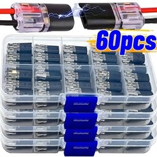 2 Pin Waterproof Electrical Connector Car Automotive Wire Plug Terminal LOT 60pc picture