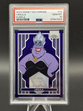 2023 Topps Chrome Disney 100 Ursula Purple Refractor /299 PSA 10 Little Mermaid picture