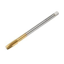 M10x1.5 H2 Spiral Point Thread Tap 130mm Extra Long Titanium Coated Tapping picture