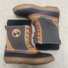 L.L.Bean Explore The Maine Woods Duck Boots Men’s 12 M Canvas Leather picture