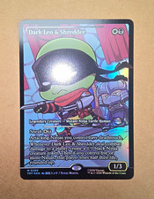 MTG TMT Dark Leo & Shredder (Showcase) #289 Foil NM/M picture