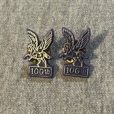 Lot of Two 1974 Kentucky Derby Festival Pins in Good Condition -  picture