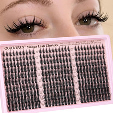 Manga Lash Clusters Natural Wispy 300 Pcs Fairy Eyelash Clusters picture