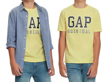 Gap Kids Boys Woven Shirt Set Size M 8 Lemonade picture