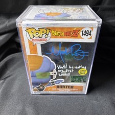 Funko Pops Dragonball Z 1494 Burter Signed By Mark Britten OCCM COA picture