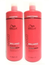 (2 PACK) Wella Invigo Brilliance Shampoo & Conditioner Coarse Duo, 33.8oz picture