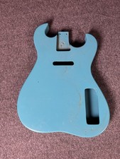 Silvertone 1448 Guitar Body 60s Vintage Electric Guitar Parts Blue picture