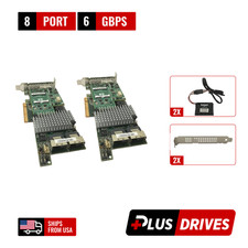Lot of 2x LSI MegaRAID SAS 9266-8i 6Gb/s SATA SAS w/ Cachevault & Battery picture