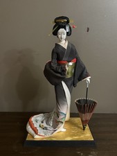 Japanese geisha doll oyama gofun Ningyo doll 17” picture