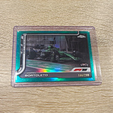 Topps Chrome Formula 1 2025 Gabriel Bortoleto RC Teal /299 #92 Sauber picture