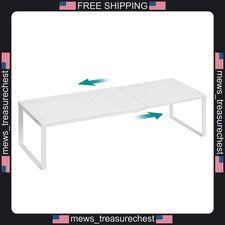 Expandable Steel Kitchen Shelf, 15-23.6 Inch Countertop Organizer picture