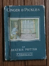 Vintage 1937 Beatrix Potter Ginger & Pickles Frederick Warne Uniform Edition HC picture
