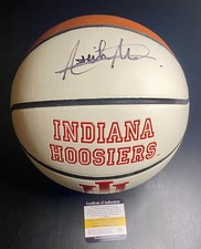 Isiah Thomas Signed Logo Basketball With COA (PC605884) (Hoosiers, Pistons) picture