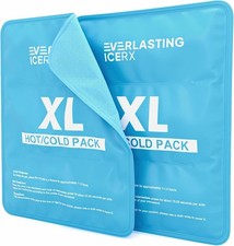 XL Reusable Gel Ice Packs for Injuries Hot Cold Therapy 2 Pack 11 x 14.5 picture