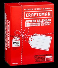 CRAFTSMAN 12 Days Advent Calendar CMMT12426A Limited New Sealed  picture