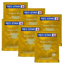 WINE YEAST 6 PACK RED STAR Premier Blanc Fermentis Champagne Yeast picture