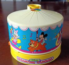 1988 Disney Dreamtime Carousel Music Box Night Light No Disc's Please Read picture