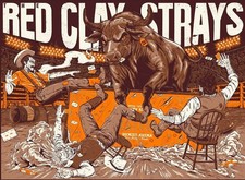 The Red Clay Strays Fort Worth TX Oct 7 8 2026 Concert Poster picture