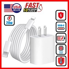 20W Super Fast Charger + Type-C Cable For iPhone 11 13 14 Pro Max 8 7 6 5X Xs XR picture