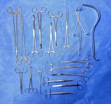 19 Pc Lot Surgical Instruments V Mueller Lawton Clamps Scissors Forceps picture