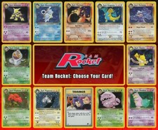2000 Pokemon Team Rocket: Choose Your Card All Pokemon Available picture