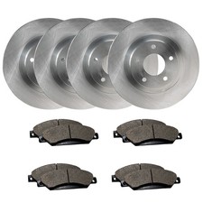 Front & Rear Brake Rotors + Ceramic Pads for 2009-18 Audi Q3 VW Tiguan picture